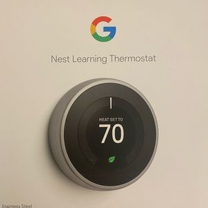 New, opened but unused google nest learning thermostat.